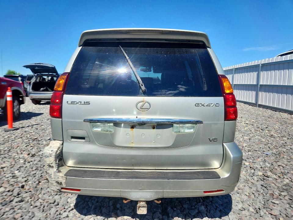 2004 Lexus Gx 470 VIN JTJBT20X040060162 COPART salvage auction — FRONT END, Mi - Certificate Of Title, sold $1,150 on 2026-07-08 (photo 6)