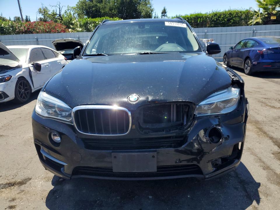 2015 BMW X5 VIN 5UXKR0C5XF0P00315 COPART salvage auction — FRONT END, Ca - Salvage Certificate, sold $4,650 on 2026-07-07 (photo 5)