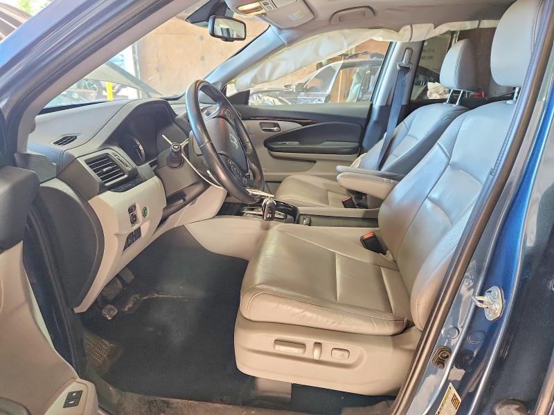 2016 Honda Pilot VIN 5FNYF6H97GB007496 COPART salvage auction — FRONT END, Pa - Certificate Of Salvage, sold $4,100 on 2026-07-02 (photo 7)