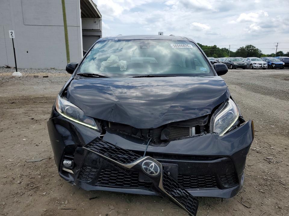 2019 Toyota Sienna VIN 5TDXZ3DC0KS009758 COPART salvage auction — FRONT END, Va - Cert Of Title - Salvage, sold $6,400 on 2026-07-29 (photo 5)
