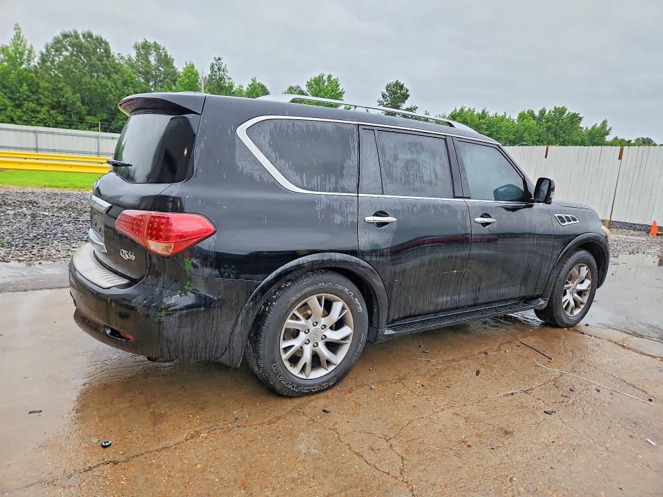 2011 Infiniti Qx56 VIN JN8AZ2NE1B9002983 COPART salvage auction — WATER/FLOOD, Tn - Salvage Cert-Water Damage, sold $450 on 2026-07-09 (photo 3)
