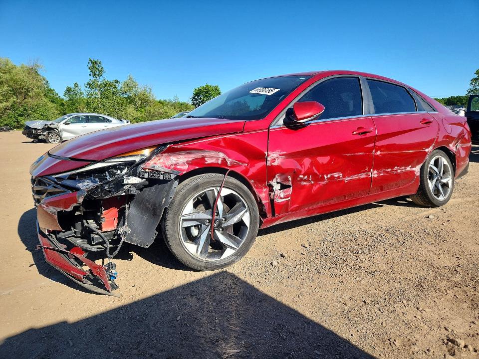 2023 Hyundai Elantra VIN KMHLN4AJ2PU074094 COPART salvage auction — SIDE, OH - CERT OF TITLE-SALVAGE, sold $4,500 on 2026-07-06 (photo 1)