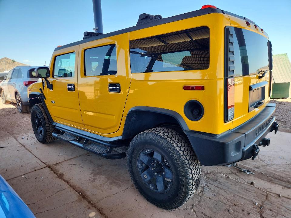 2003 Hummer H2 VIN 5GRGN23U03H132738 COPART salvage auction — MINOR DENT/SCRATCHES, Az - Certificate Of Title, sold $5,800 on 2026-07-02 (photo 2)