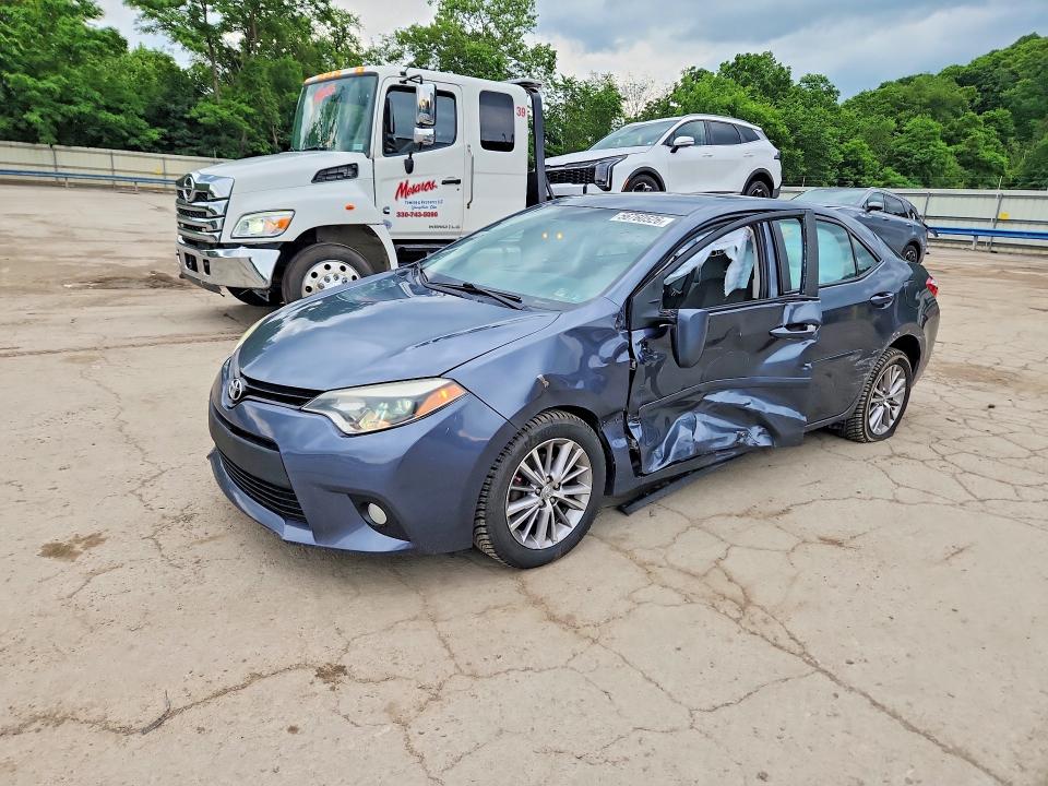 2014 Toyota Corolla VIN 2T1BURHEXEC202567 COPART salvage auction — FRONT END, Pa - Certificate Of Salvage, sold $2,900 on 2026-07-02 (photo 1)