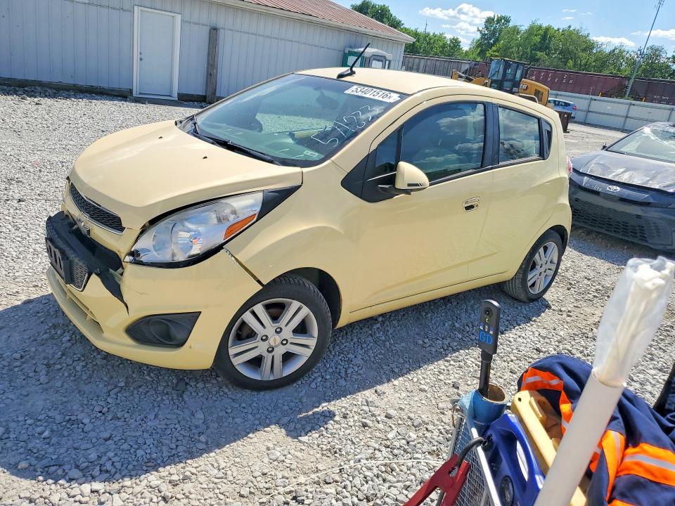 2013 Chevrolet VIN KL8CA6S99DC571833 COPART salvage auction — FRONT END, Oh - Cert Of Title-Salvage, sold $325 on 2026-07-10 (photo 1)