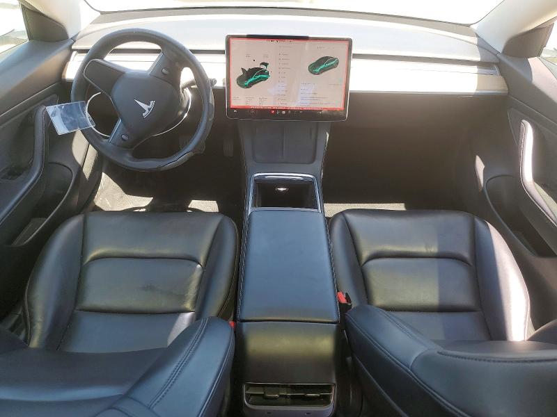 2021 Tesla Model 3 VIN 5YJ3E1EA9MF876949 COPART salvage auction — SIDE, CA - SALVAGE CERTIFICATE, sold $7,800 on 2026-07-16 (photo 8)