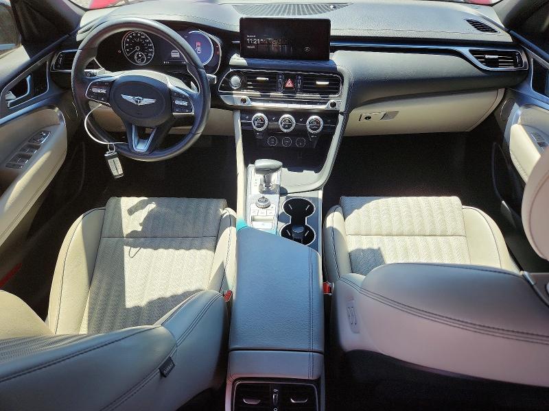 2022 Genesis G70 VIN KMTG34TA8NU092669 COPART salvage auction — BURN, Il - Salvage Certificate, sold $175 on 2026-07-29 (photo 8)