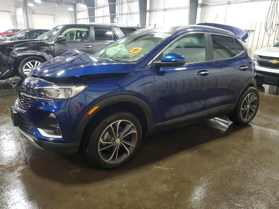 2022 Buick Encore VIN KL4MMESL6NB133670 COPART salvage auction — REAR END, Mn - Cert Of Title-Salvage, sold $700 on 2026-07-07 (photo 1)