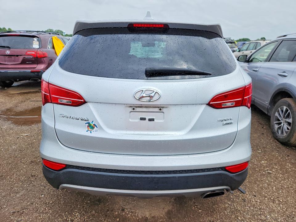 2015 Hyundai Santa fe VIN 5XYZTDLBXFG280189 COPART salvage auction — FRONT END, IL - SALVAGE CERTIFICATE, sold $1,800 on 2026-07-28 (photo 6)