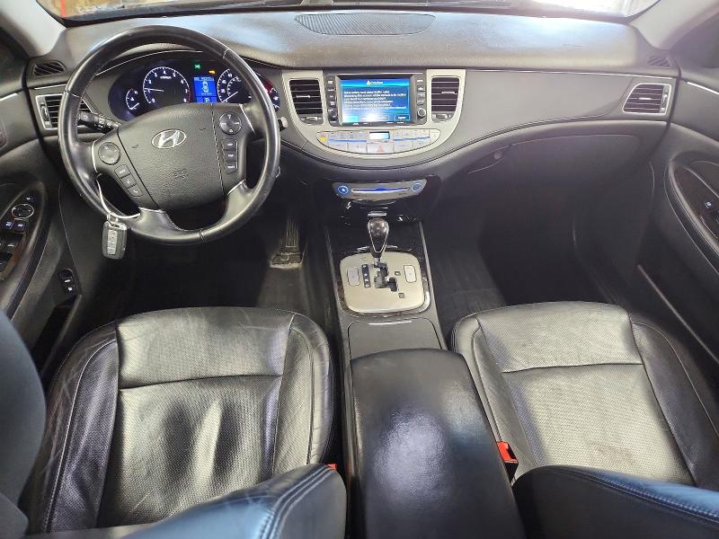 2013 Hyundai Genesis VIN KMHGC4DD5DU256543 COPART salvage auction — FRONT END, Il - Salvage Certificate, sold $1,150 on 2026-07-20 (photo 8)