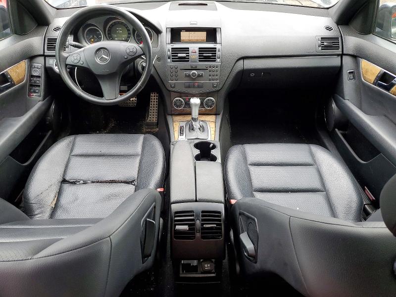2011 Mercedes-benz C class VIN WDDGF5CB8BA512292 COPART salvage auction — FRONT END, ON - PERMIT SALVAGE, sold $700 on 2026-08-18 (photo 8)
