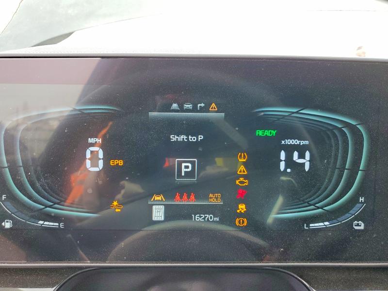 2025 Kia Niro VIN KNDCR3LE7S5219555 COPART salvage auction — FRONT END, In - Cert Of Title-Salvage Title, sold $5,300 on 2026-07-15 (photo 9)