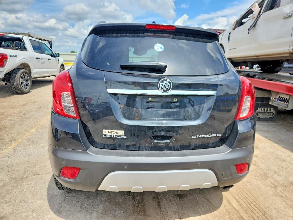2013 Buick Encore VIN KL4CJDSB1DB195952 COPART salvage auction — HAIL, Ks - Cert Of Title-Salvage, sold $1,600 on 2026-07-20 (photo 6)