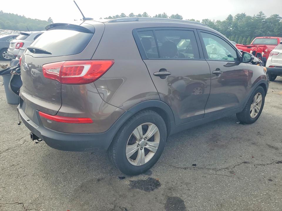 2011 Kia Sportage VIN KNDPB3A23B7034275 COPART salvage auction — MECHANICAL, WV - SALVAGE CERTIFICATE, sold $1,200 on 2026-07-23 (photo 3)