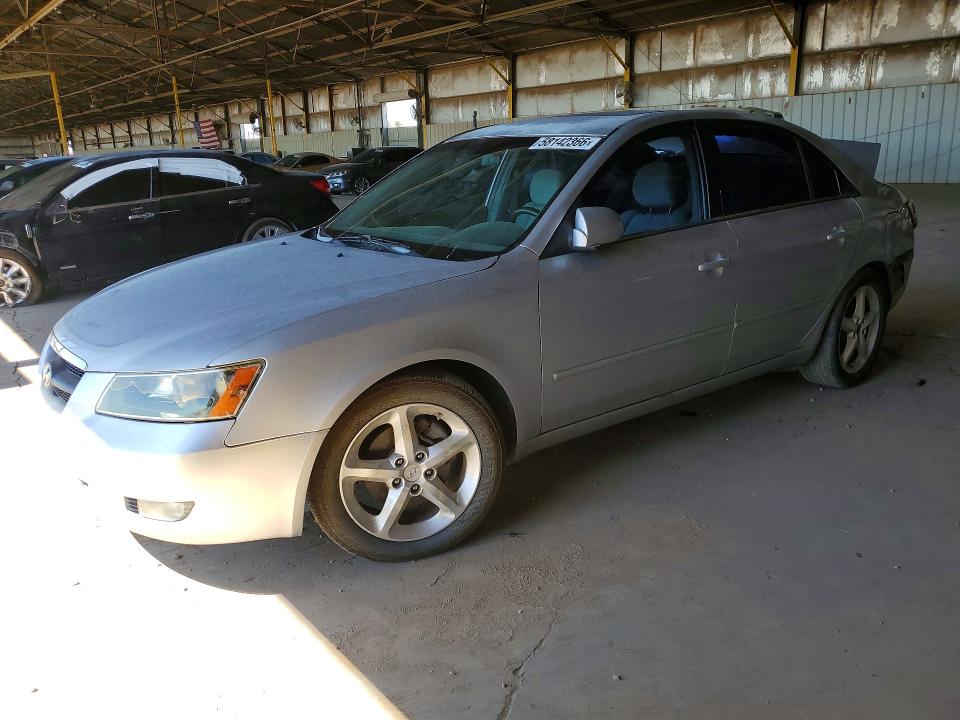 2007 Hyundai Sonata VIN 5NPEU46F57H257326 COPART salvage auction — REAR END, Az - Cert Of Title-Restored Salvage, sold $475 on 2026-07-29 (photo 1)
