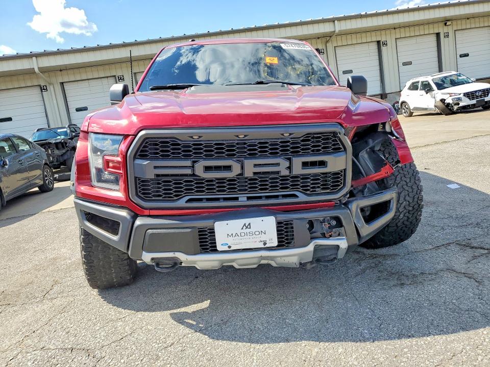 2018 Ford F-150 VIN 1FTFW1RGXJFB85431 COPART salvage auction — FRONT END, In - Certificate Of Title, sold $23,500 on 2026-07-21 (photo 5)