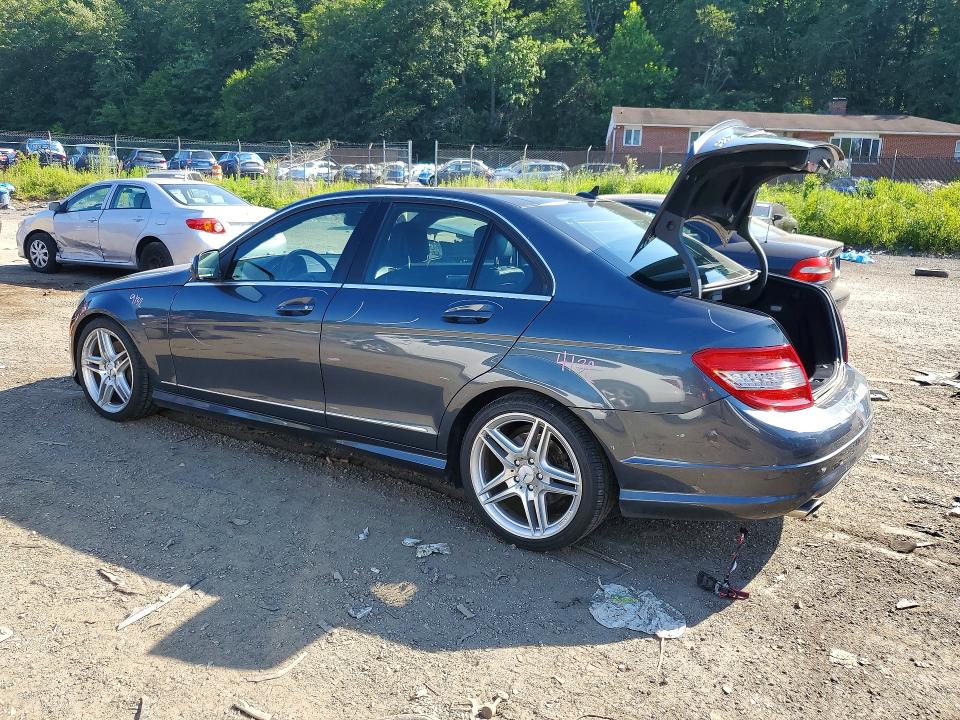 2009 Mercedes-benz C-klasse VIN WDDGF56X89R058466 COPART salvage auction — REAR END, Md - Cert Of Salvage > 75% Damage, sold $650 on 2026-07-28 (photo 2)