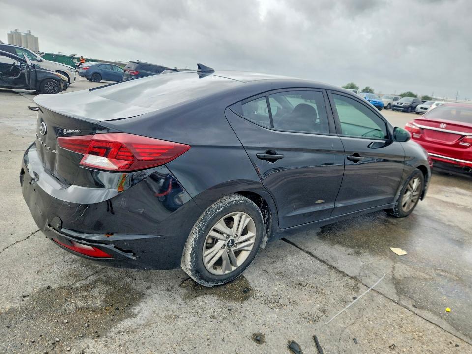 2019 Hyundai Elantra VIN KMHD84LF6KU866309 COPART salvage auction — REAR END, La - Cert Of Title-Salvage, sold $2,600 on 2026-07-22 (photo 6)