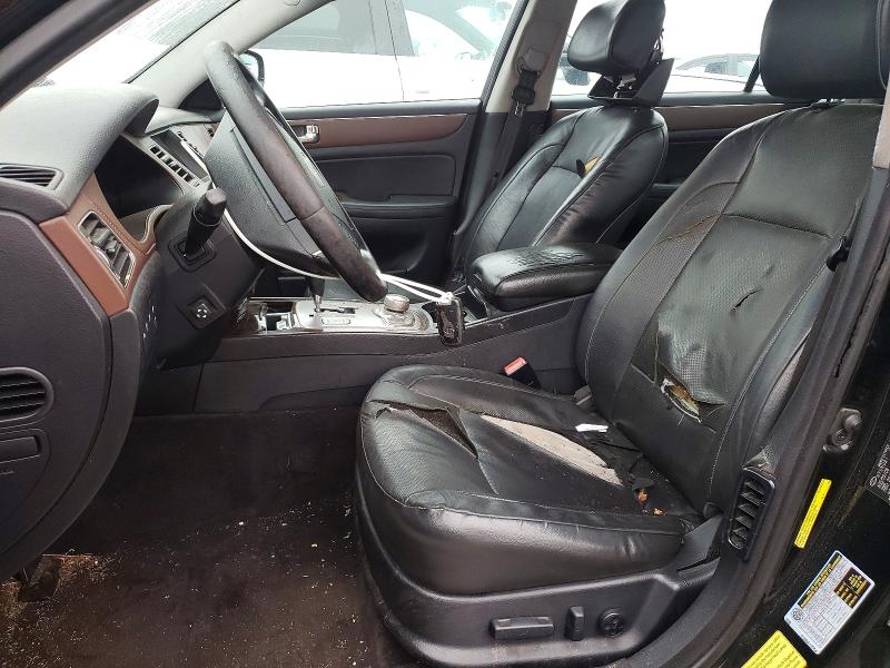 2009 Hyundai Genesis VIN KMHGC46E09U030391 COPART salvage auction — NORMAL WEAR, CT - CERTIFICATE OF TITLE, sold $475 on 2026-07-02 (photo 7)