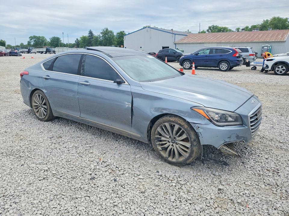 2017 Genesis VIN KMHGN4JFXHU178346 COPART salvage auction — FRONT END, Oh - Cert Of Title-Salvage, sold $800 on 2026-07-31 (photo 4)