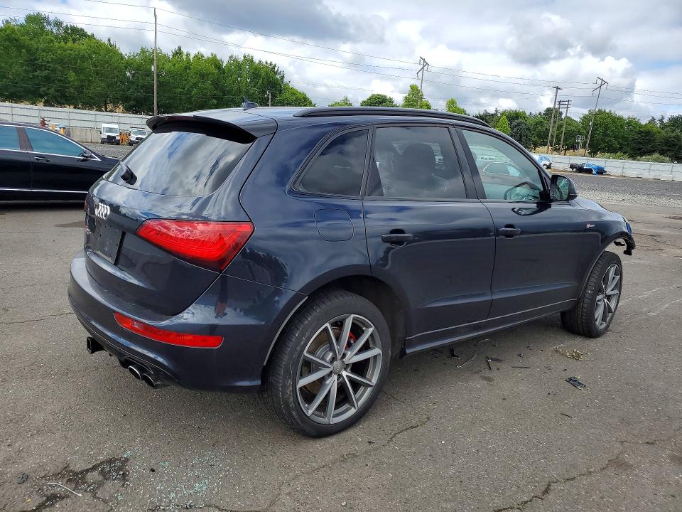 2017 Audi Sq5 VIN WA1CCAFP5HA002132 COPART salvage auction — FRONT END, Or - Salvage Title Certificate, sold $2,500 on 2026-07-29 (photo 3)