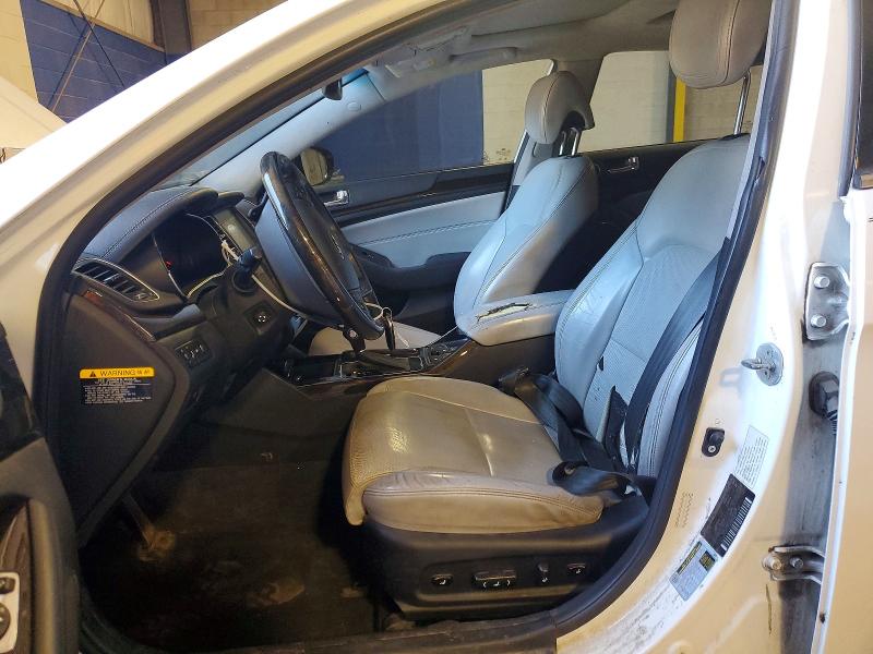 2014 Kia Cadenza VIN KNALN4D76E5149176 COPART salvage auction — FRONT END, In - Certificate Of Title, sold $900 on 2026-07-16 (photo 7)