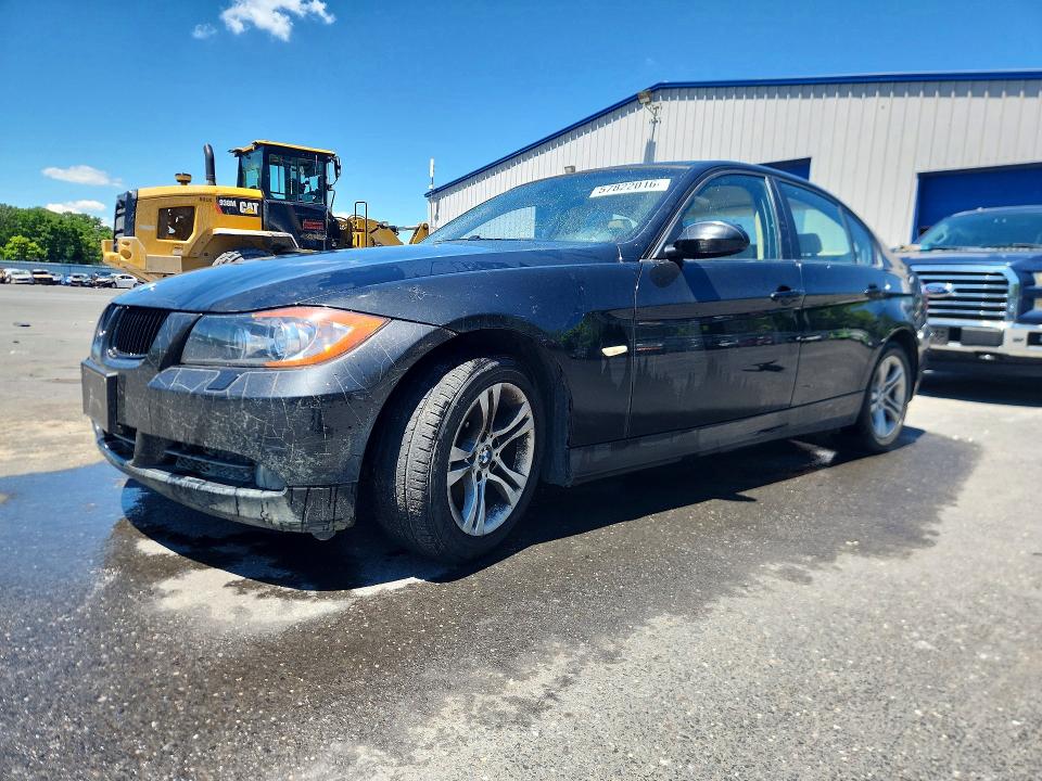 2008 BMW VIN WBAVC93538K040949 COPART salvage auction — SIDE, Nj - Cert Of Title-Salvage, sold $425 on 2026-07-28 (photo 1)