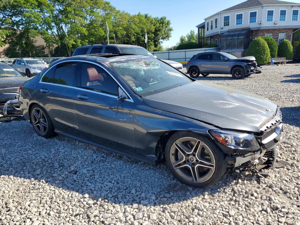 2020 Mercedes-benz C-klasse VIN WDDWF8EB0LR543470 COPART salvage auction — ROLLOVER, Ma - Cert Of Title-Salvage, sold $950 on 2026-07-23 (photo 4)