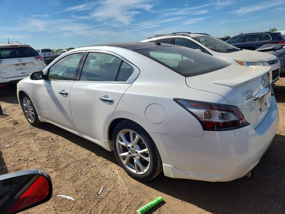2014 Nissan Maxima VIN 1N4AA5AP0EC446543 COPART salvage auction — SIDE, Il - Salvage Certificate, sold $1,700 on 2026-07-09 (photo 2)