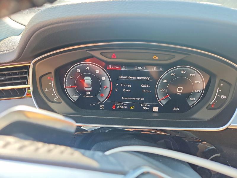 2020 Audi A8 VIN WAU8EAF88LN003076 COPART salvage auction — FRONT END, GA - CERT OF TITLE-SALVAGE, sold $18,400 on 2026-08-25 (photo 9)