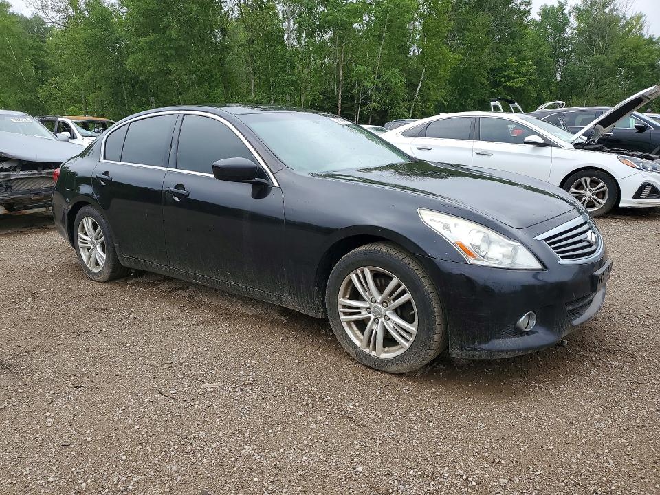 2011 Infiniti G25 VIN JN1DV6APXBM604123 COPART salvage auction — SIDE, ON - PERMIT NO BRAND - UNFIT, sold $400 on 2026-07-16 (photo 4)
