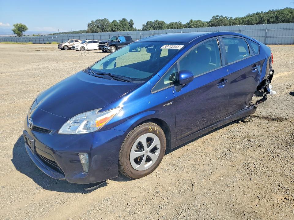 2015 Toyota Prius VIN JTDKN3DU4F0425674 COPART salvage auction — REAR END, Ca - Salvage Certificate, sold $2,450 on 2026-07-06 (photo 1)