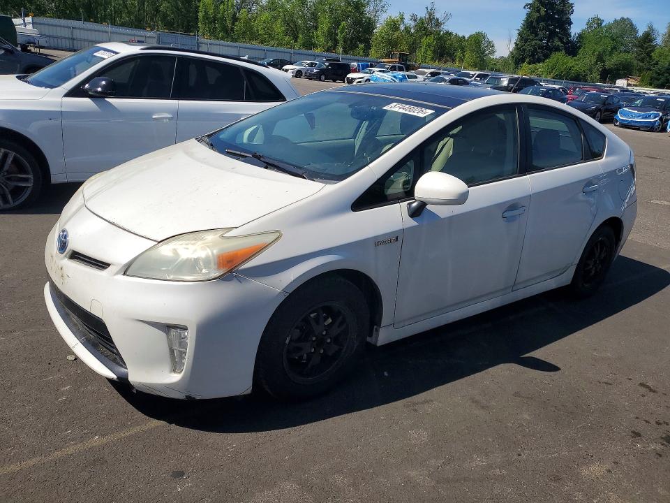 2012 Toyota Prius VIN JTDKN3DU1C5374620 COPART salvage auction — FRONT END, Wa - Cert Of Ownership-Rebuilt, sold $3,100 on 2026-07-20 (photo 1)