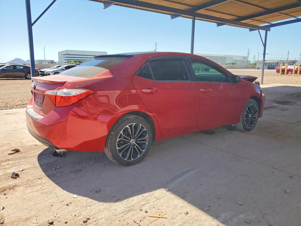 2015 Toyota Corolla VIN 5YFBURHE3FP345765 COPART salvage auction — FRONT END, AZ - CERT OF TITLE - SALVAGE, sold $2,100 on 2026-07-28 (photo 3)
