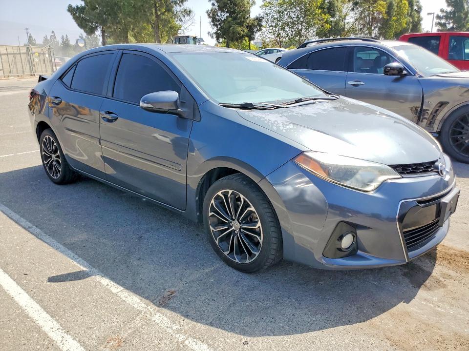 2014 Toyota Corolla VIN 5YFBURHE0EP010364 COPART salvage auction — REAR END, Ca - Salvage Certificate, sold $2,700 on 2026-07-02 (photo 4)