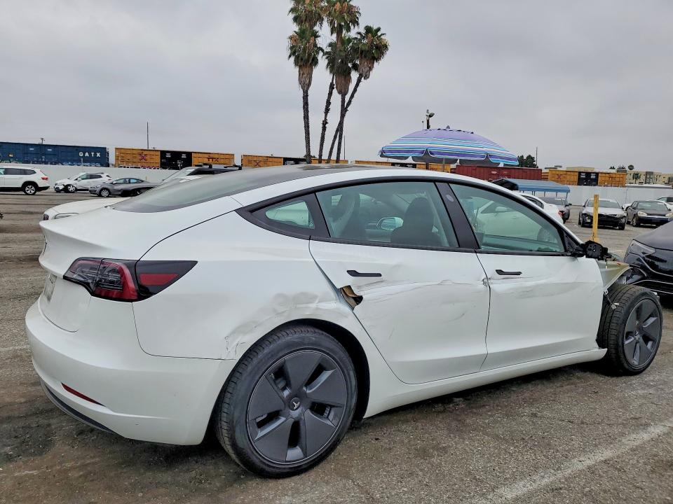 2023 Tesla VIN 5YJ3E1EA4PF544051 COPART salvage auction — FRONT END, Ca - Salvage Certificate, sold $7,200 on 2026-07-21 (photo 3)
