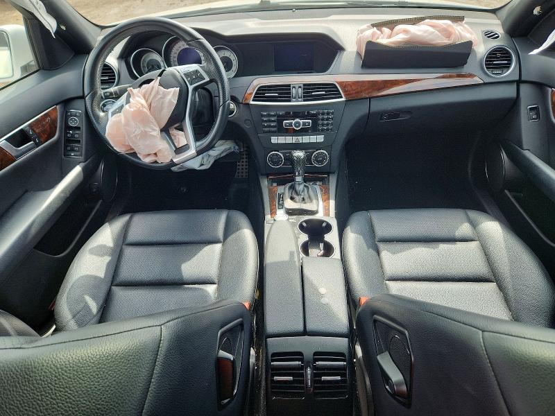 2013 Mercedes-benz C-klasse VIN WDDGF8ABXDR273403 COPART salvage auction — FRONT END, Il - Salvage Certificate, sold $1,300 on 2026-07-28 (photo 8)
