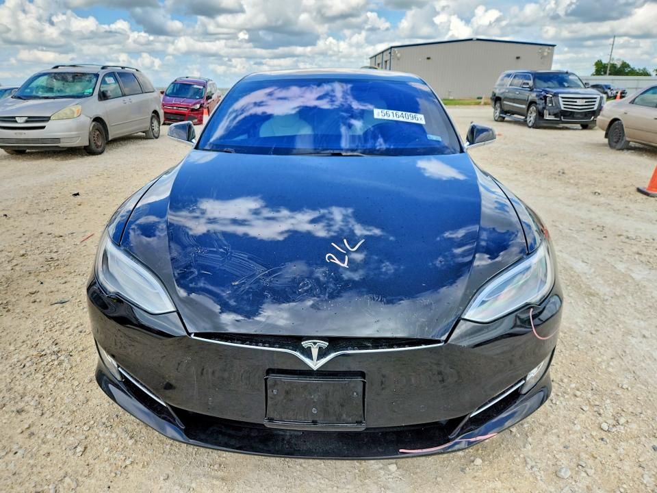 2020 Tesla Model s VIN 5YJSA1E41LF351058 COPART salvage auction — REAR END, Tx - Salvage Vehicle Title, sold $7,400 on 2026-07-30 (photo 5)