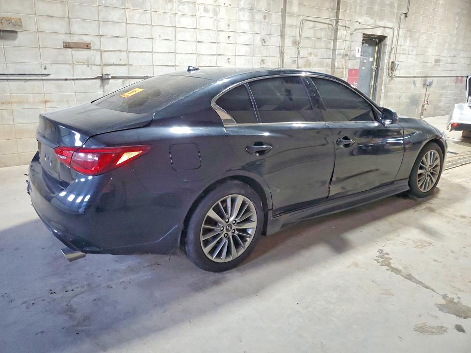 2018 Infiniti Q50 VIN JN1EV7AR3JM430986 COPART salvage auction — SIDE, Mn - Cert Of Title-Salvage, sold $4,200 on 2026-07-07 (photo 3)
