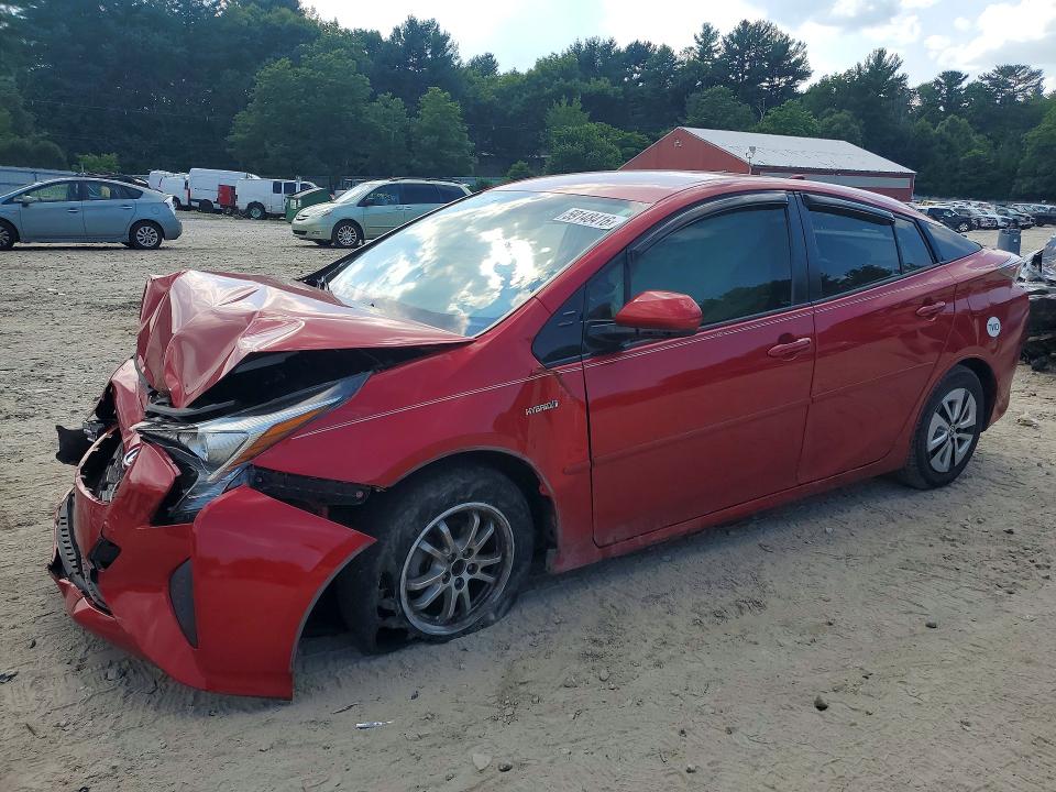 2016 Toyota Prius VIN JTDKARFU3G3502725 COPART salvage auction — FRONT END, Ma - Cert Of Title-Reconstrctd Coll, sold $1,500 on 2026-07-30 (photo 1)