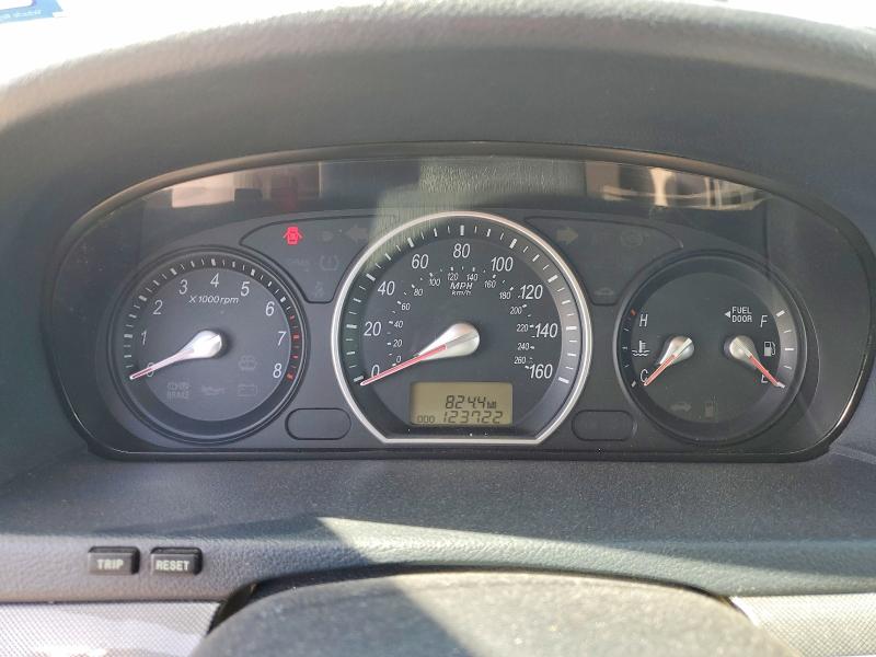 2008 Hyundai Sonata VIN 5NPET46F28H322508 COPART salvage auction — REAR END, Ca - Salvage Certificate, sold $500 on 2026-07-17 (photo 9)