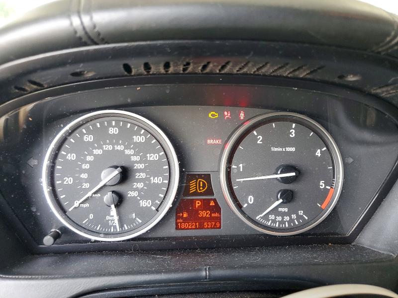 2010 BMW X5 VIN 5UXFF0C57ALJ98865 COPART salvage auction — FRONT END, Ga - Cert Of Title-Salvage, sold $1,050 on 2026-07-30 (photo 9)