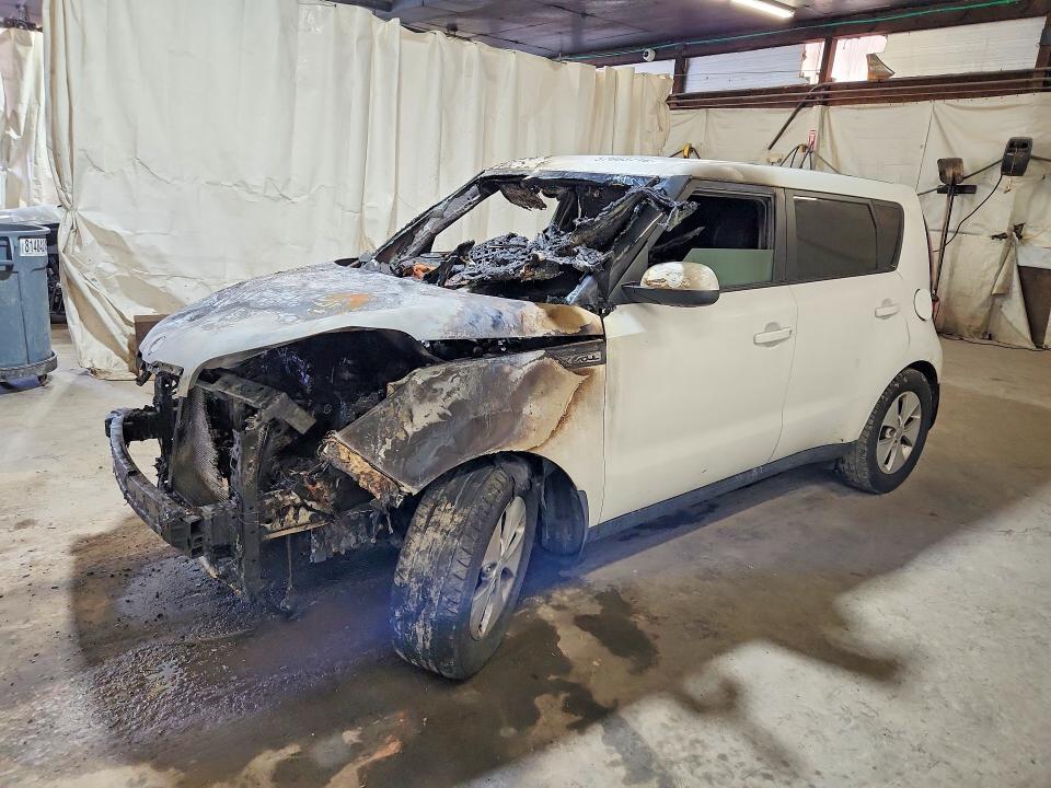2016 Kia Soul VIN KNDJN2A27G7304963 COPART salvage auction — BURN, PA - CERTIFICATE OF SALVAGE, sold $175 on 2026-07-16 (photo 1)
