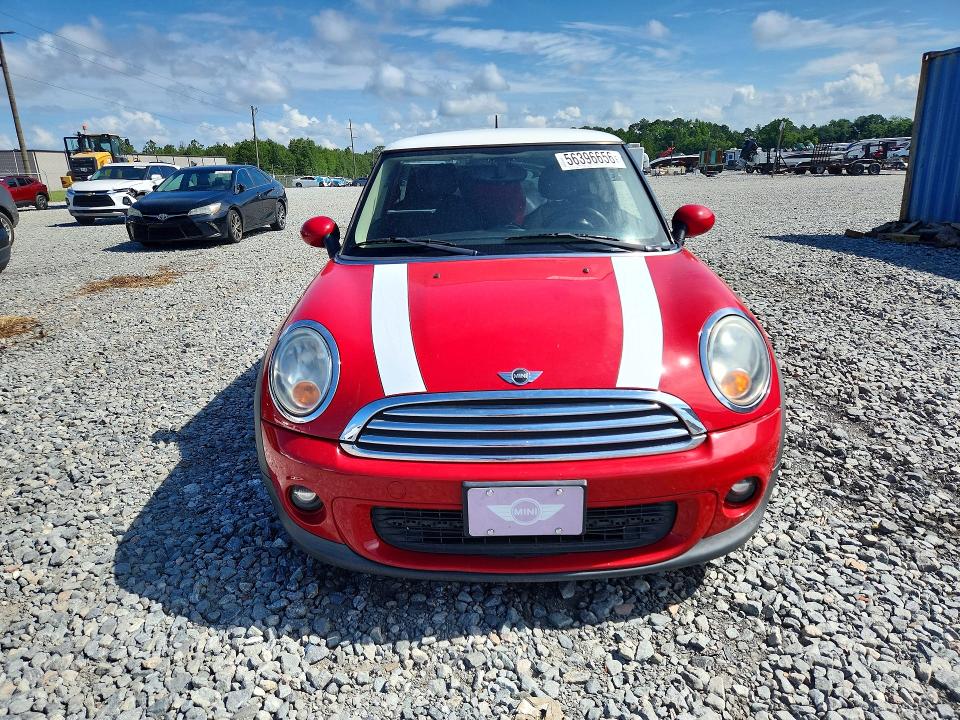 2011 Mini Cooper VIN WMWSU3C55BTX95602 COPART salvage auction — REAR END, Ga - Cert Of Title-Salvage, sold $350 on 2026-07-14 (photo 5)