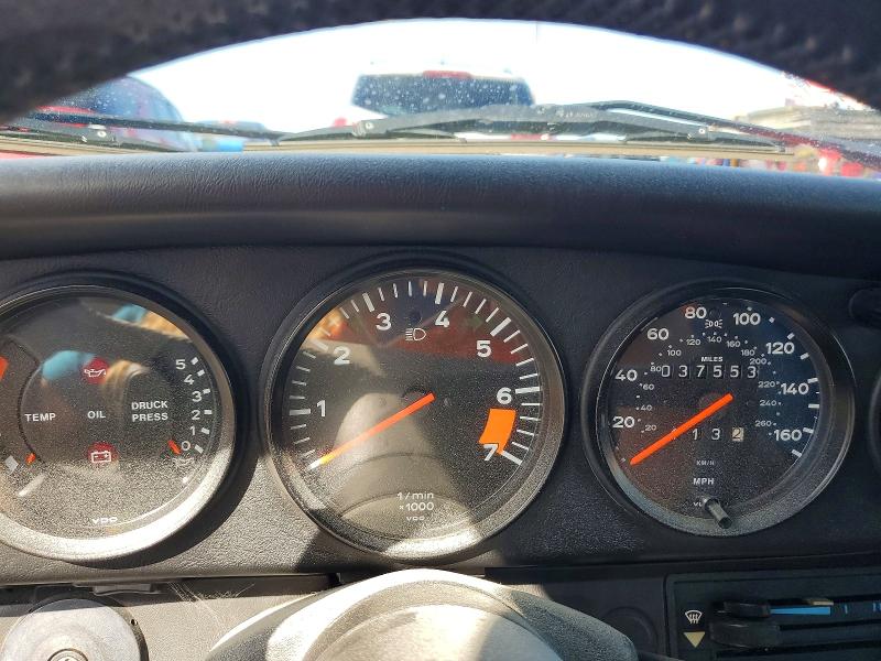 1988 Porsche 911 VIN WP0AB0914JS120691 COPART salvage auction — ENGINE BURN, Mi - Certificate Of Title, sold $37,750 on 2026-07-07 (photo 9)