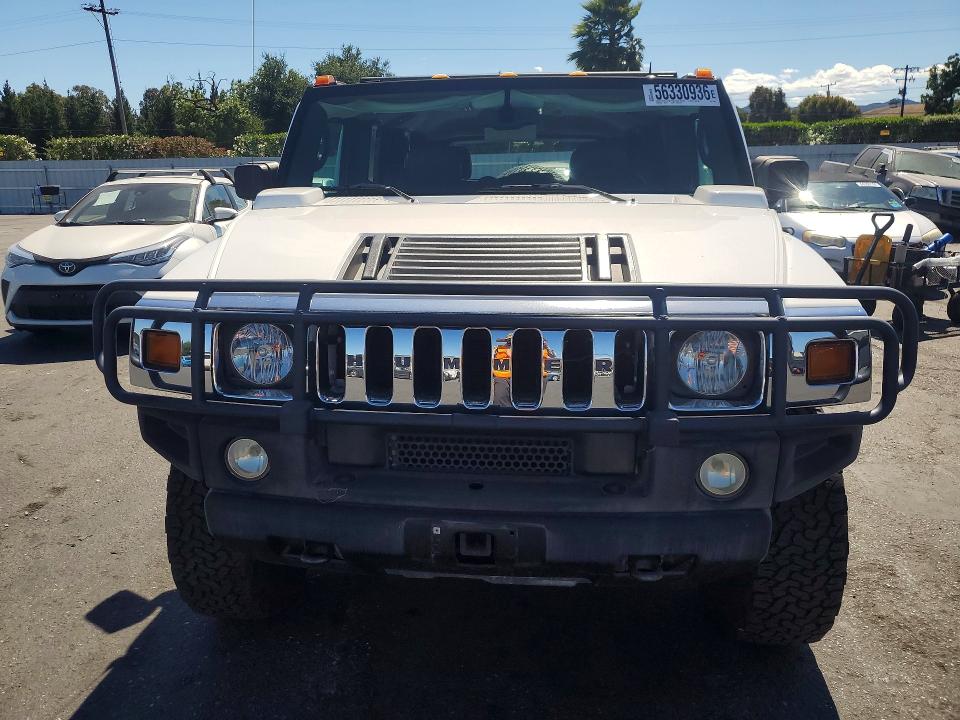 2005 Hummer H2 VIN 5GRGN23U25H101204 COPART salvage auction — REAR END, Ca - Salvage Certificate, sold $14,300 on 2026-07-14 (photo 5)