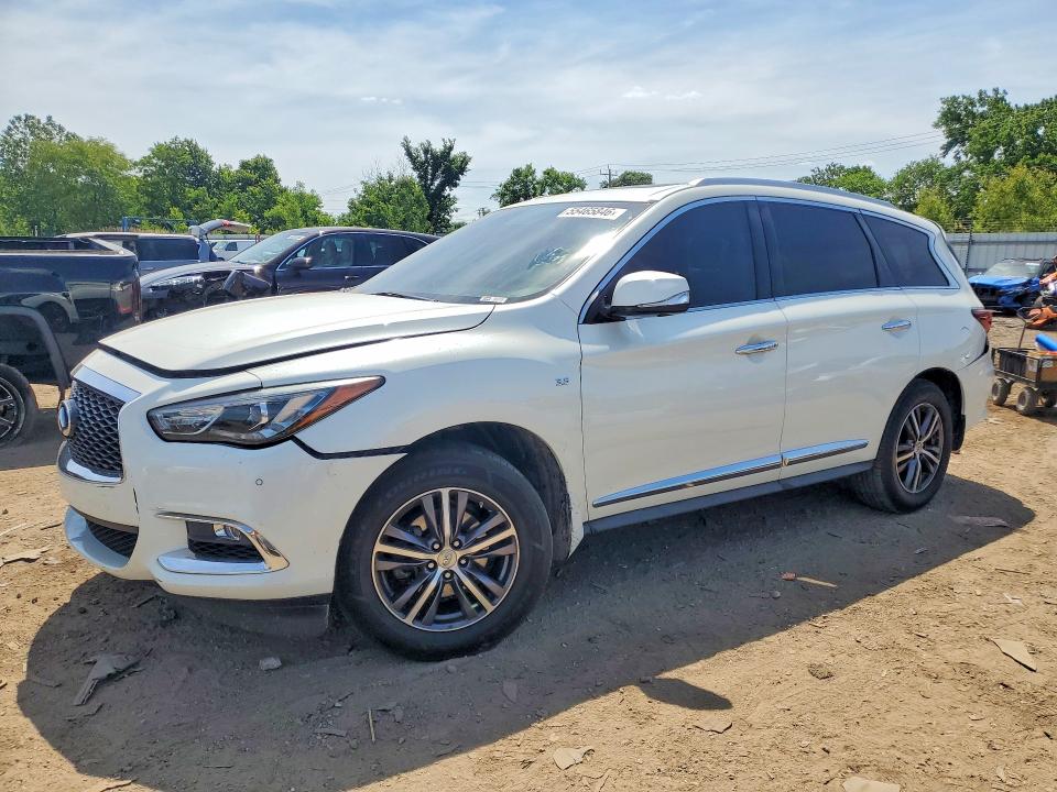 2017 Infiniti Qx60 VIN 5N1DL0MM7HC545575 COPART salvage auction — REAR END, Il - Salvage Certificate, sold $1,900 on 2026-07-10 (photo 1)
