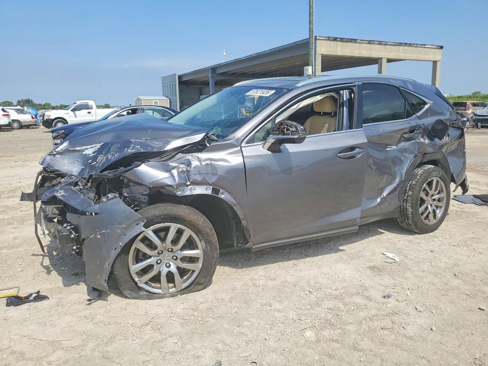 2015 Lexus Nx VIN JTJYARBZ2F2009146 COPART salvage auction — FRONT END, Fl - Cert Of Title Slvg Rebuildable, sold $3,500 on 2026-07-16 (photo 1)