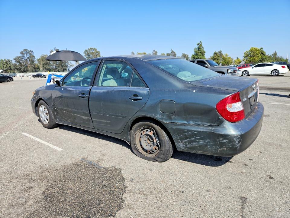 2002 Toyota Camry VIN JTDBE32K720021568 COPART salvage auction — REAR END, Ca - Salvage Certificate, sold $575 on 2026-07-09 (photo 2)