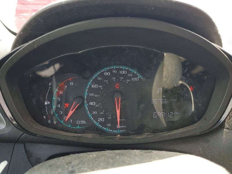 2020 Chevrolet VIN KL8CB6SA5LC424494 COPART salvage auction — SIDE, TX - SALVAGE VEHICLE TITLE (P), sold $1,100 on 2026-07-23 (photo 9)